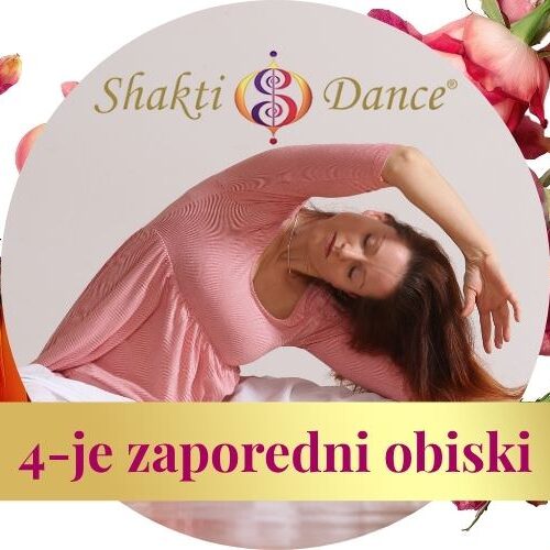 Shakti Dance® ali Joga plesa v objemu aromaterapije – 4 zaporedni obiski