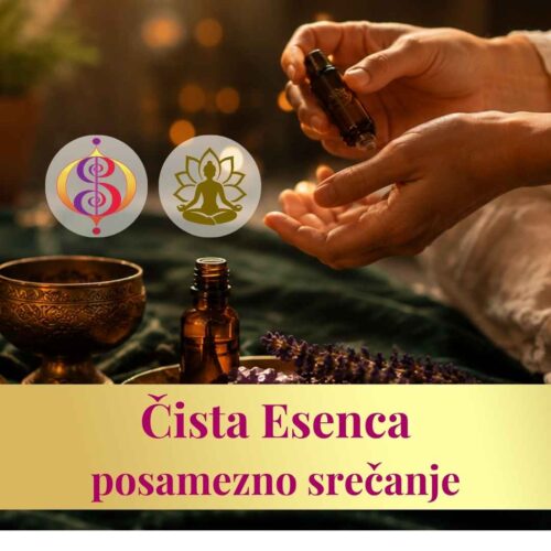 Čista Esenca - posamezno srečanje z aromaterapijo, jogo, gibanjem in zvočno kopeljo.